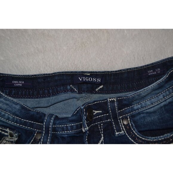 Vigoss Chelsea Capri - Size 3/4 Lengh 25 Heritage Fit - Picture 3 of 6